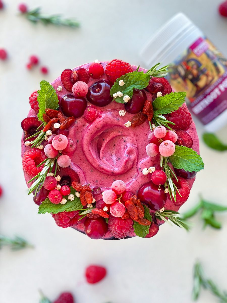 Beetroot Festive Nice Cream Bowl