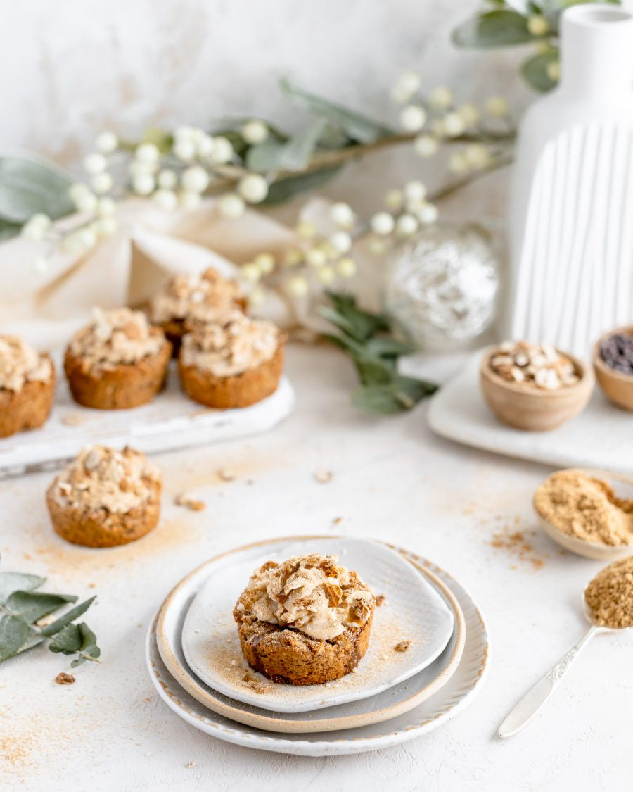 Almond Gingerbread Muffins