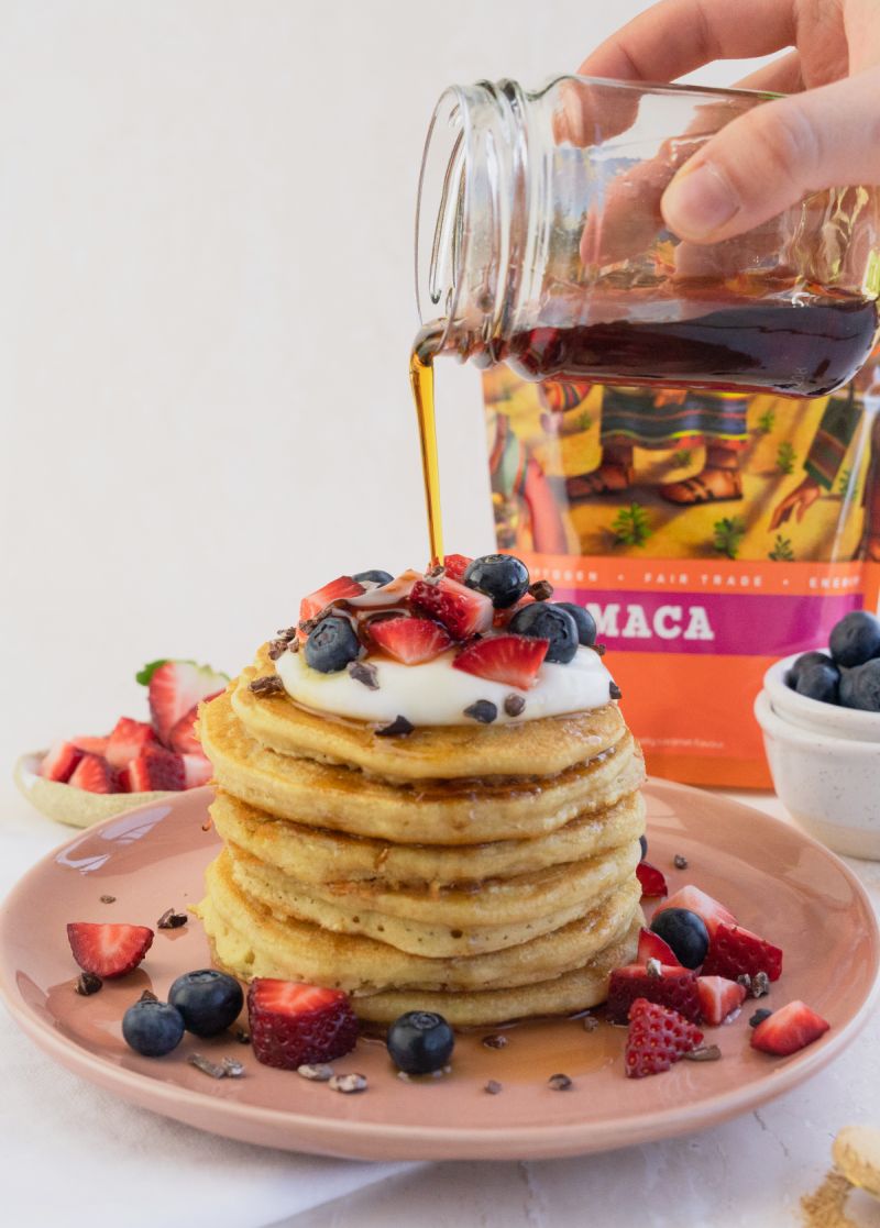 Red Maca Pancakes