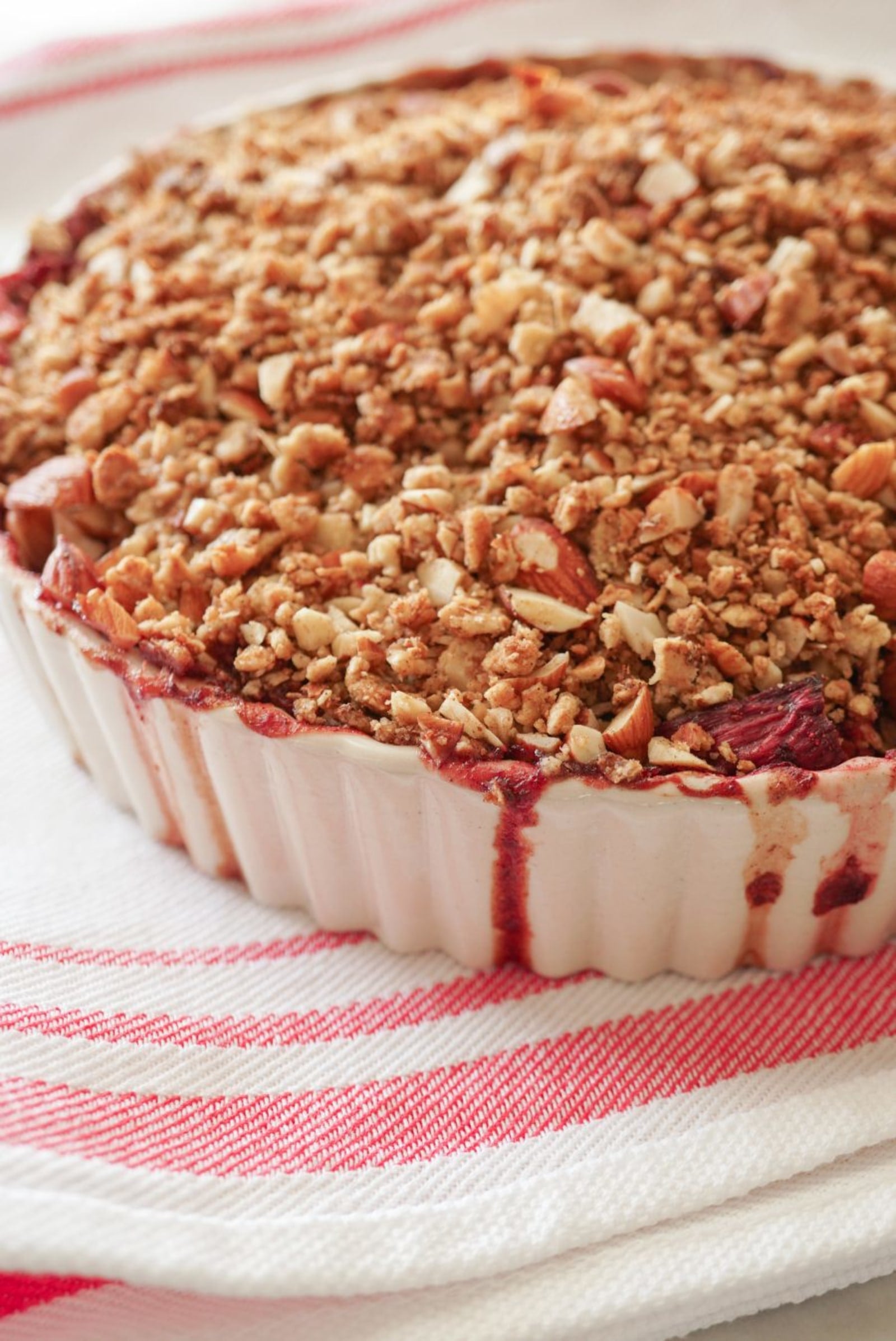 Tigernut Rhubarb Crumble