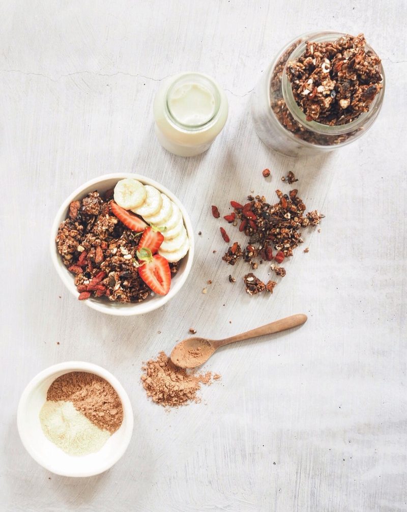 Crunchy Choc Goji Granola