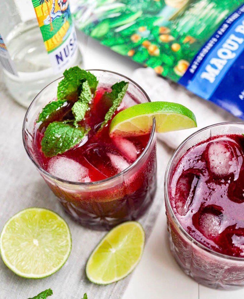 Maqui Mojito with Blackberries