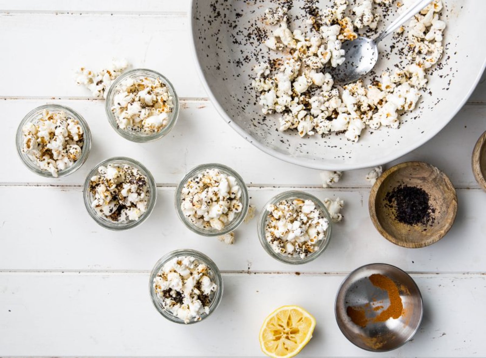 Nori and Rosemary popcorn