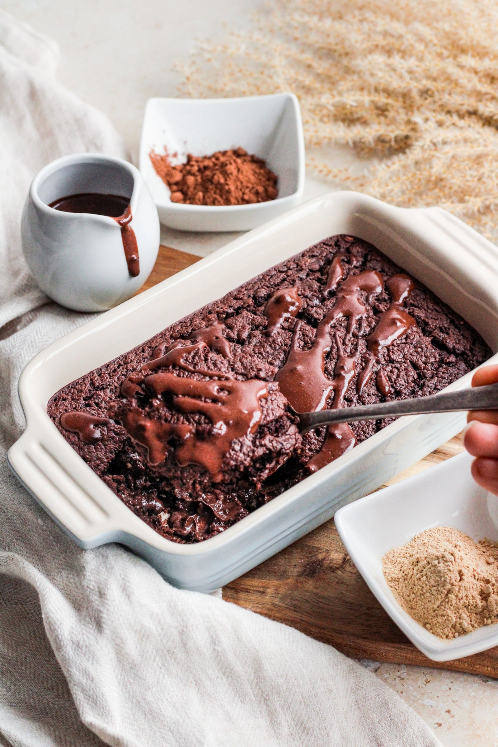 Chocolate and Maca Baked Oats