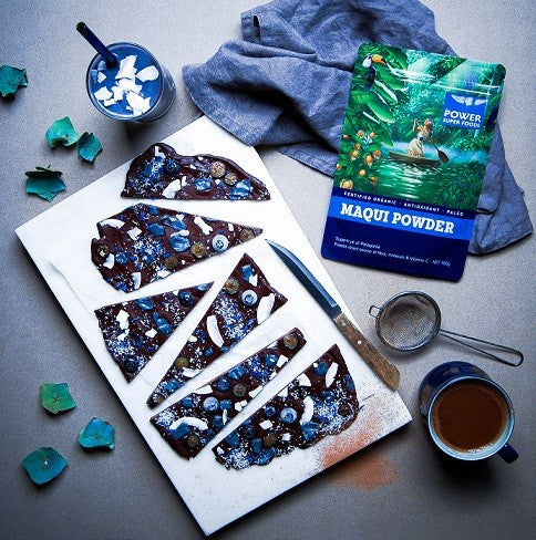 Raw Chewy Chocolate Bark