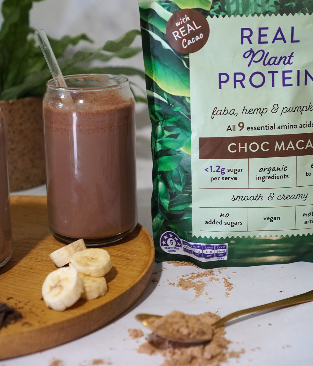 Real Plant Protein Powder Choc Maca