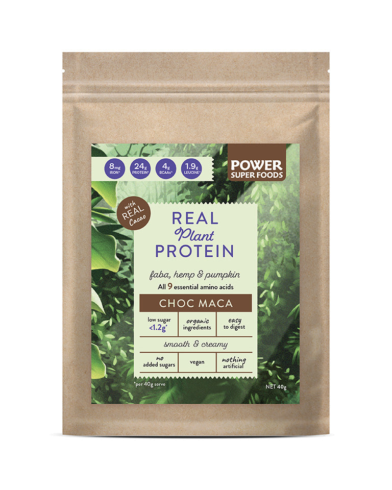 Real Plant Protein Powder Choc Maca