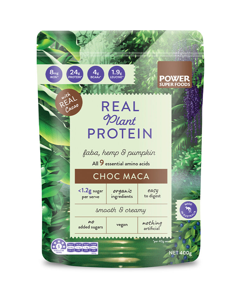 Real Plant Protein Powder Choc Maca